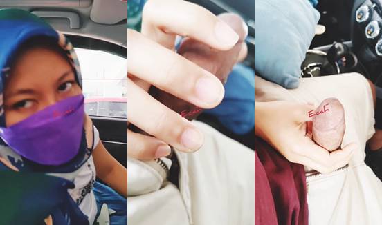 Bokep ecah jilbab konten ngocok diparkiran