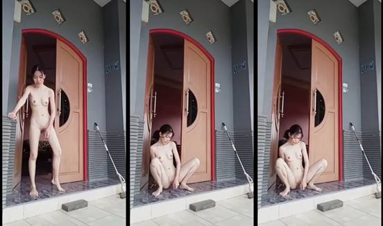 Bokep colmek abg nekat bugil depan rumah